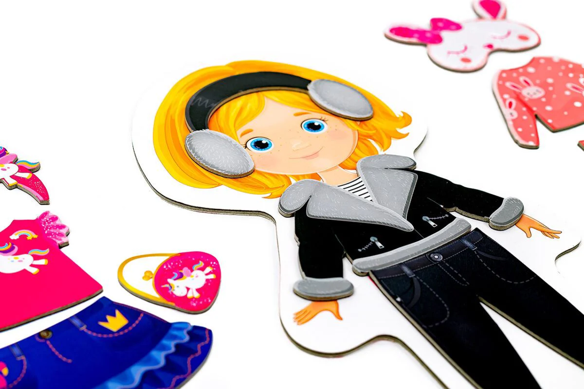 Joc educativ magnetic Roter Kafer Llittle fashion girl Nicole