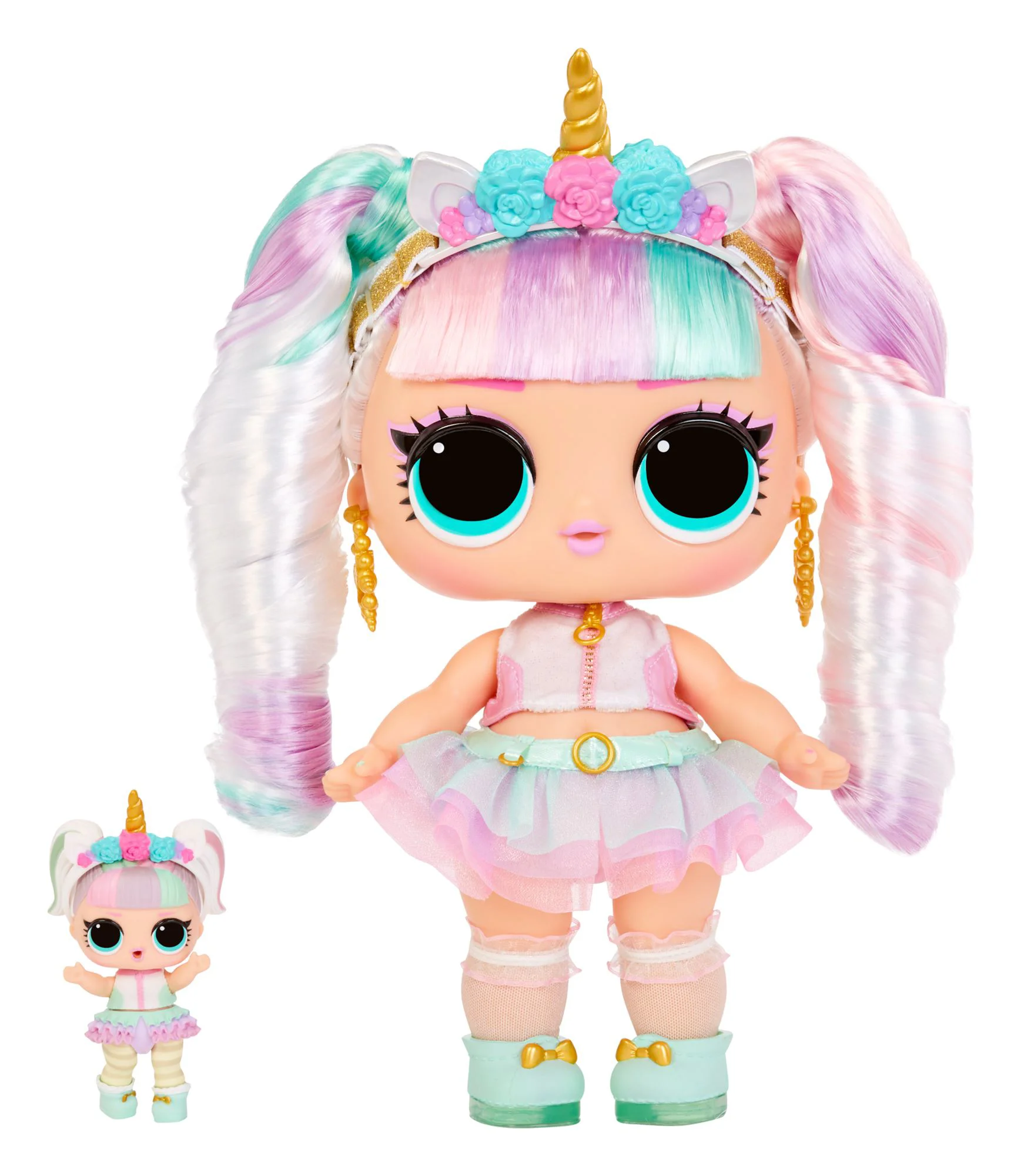 Mega papusa L.O.L. Surprise, Big Baby Hair, Unicorn foto