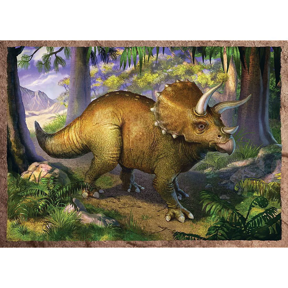 Puzzle 4 in 1 Trefl Dinozaurii interesanti foto