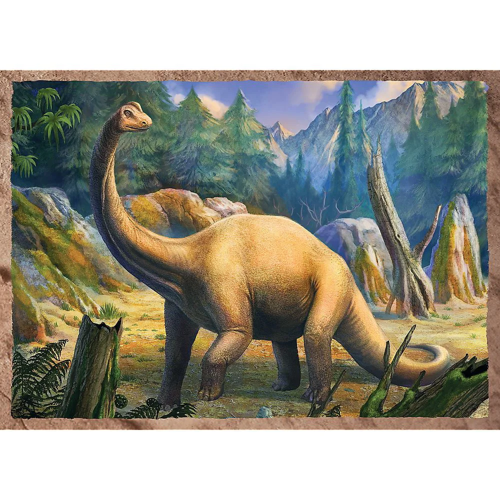 Puzzle 4 in 1 Trefl Dinozaurii interesanti foto