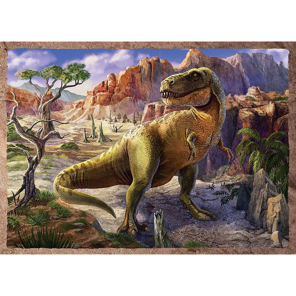 Puzzle 4 in 1 Trefl Dinozaurii interesanti foto