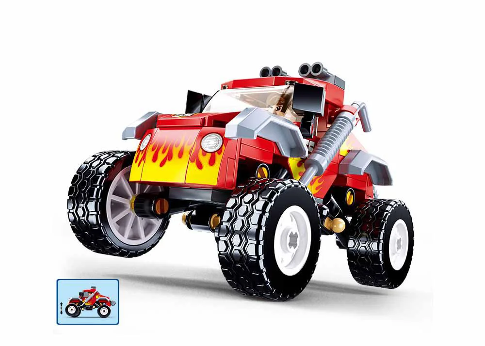 Constructor Sluban Town -Suv Rosu foto