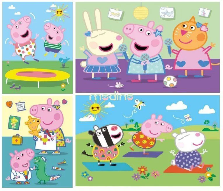 Мини-макси пазл Trefl Peppa's carefree day foto