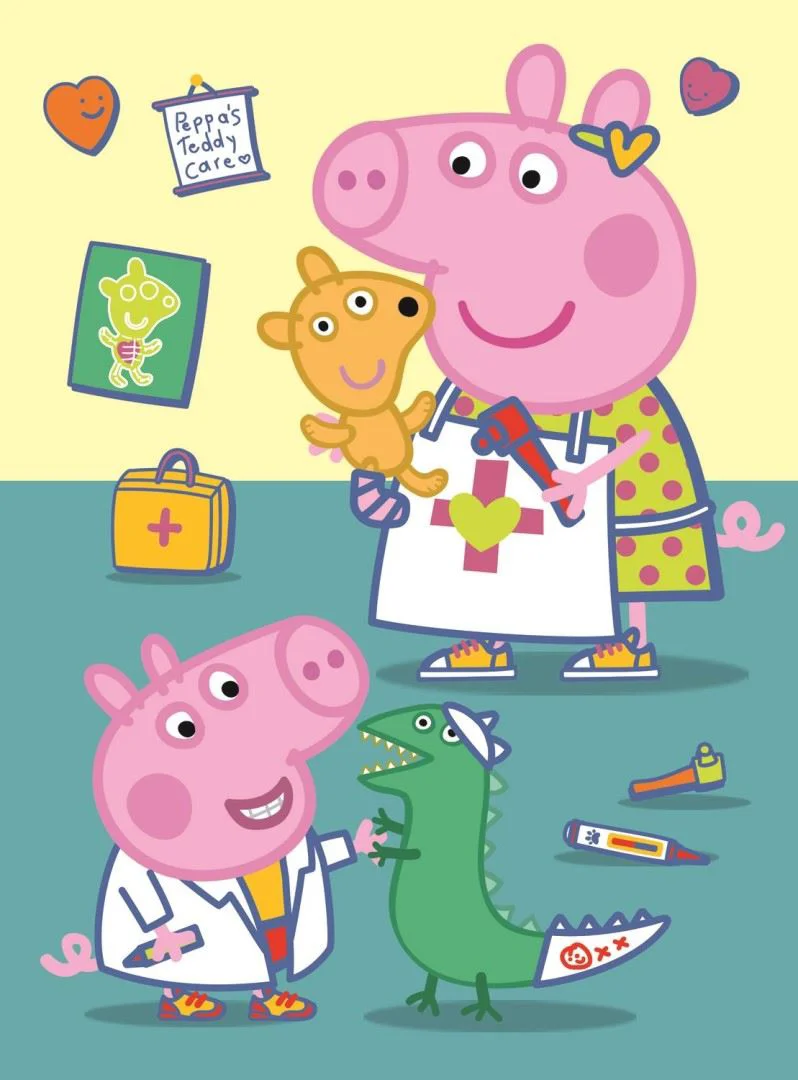 Мини-макси пазл Trefl Peppa's carefree day foto