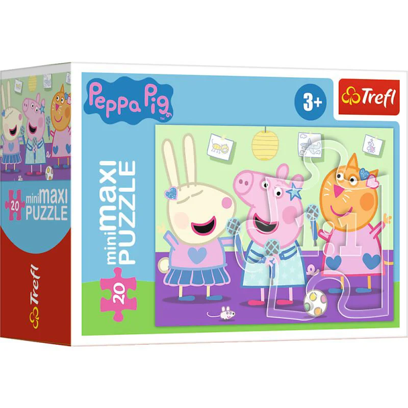 Мини-макси пазл Trefl Peppa's carefree day foto