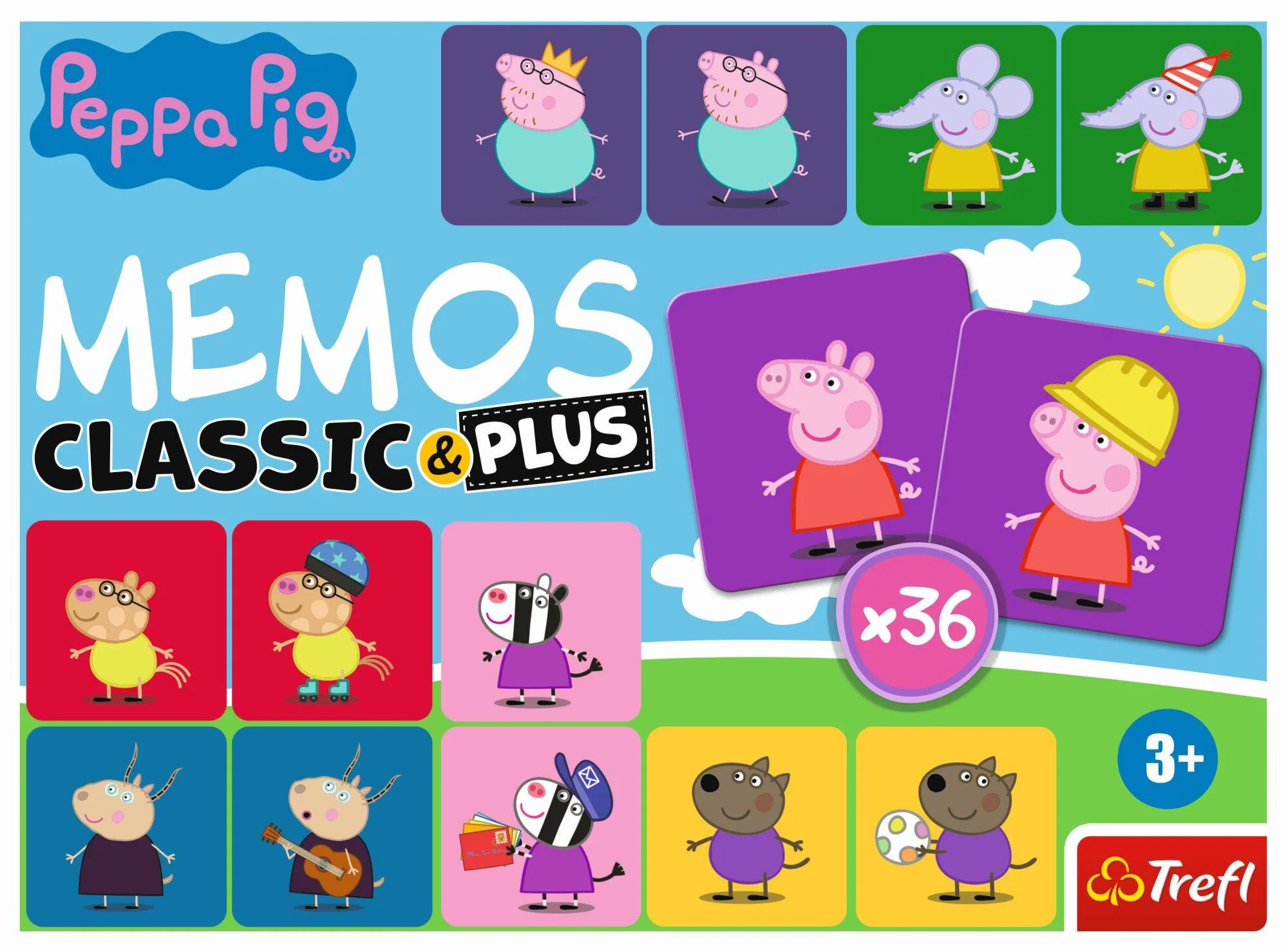 Настольная игра Trefl Memos Classic & Plus Peppa Pig foto