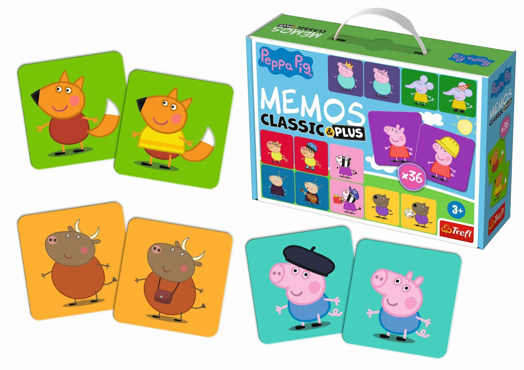 Настольная игра Trefl Memos Classic & Plus Peppa Pig foto