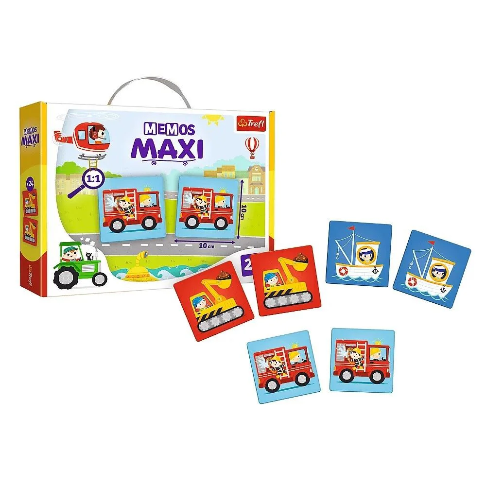 Joc educativ Trefl Memos Maxi Vehicles