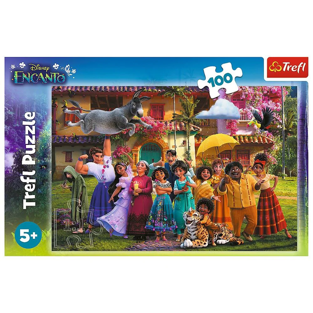 Puzzle Trefl - Magia din Encanto, 100 piese foto
