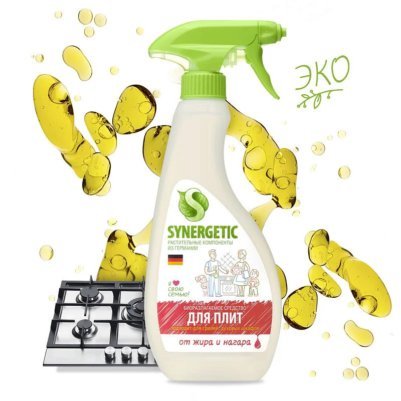 Solutie de curatare a bucatariei Synergetic, 500 ml foto