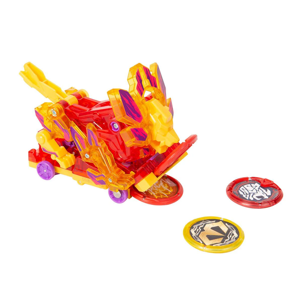 Set Masina-transformer Screechers Wild S3 L2 Flaming Lion