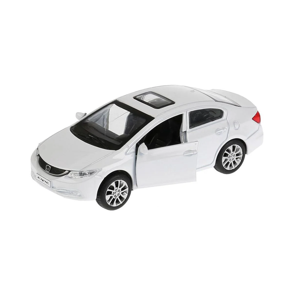 Инерционная машина Technopark Honda Civic, белый, 1:32 foto