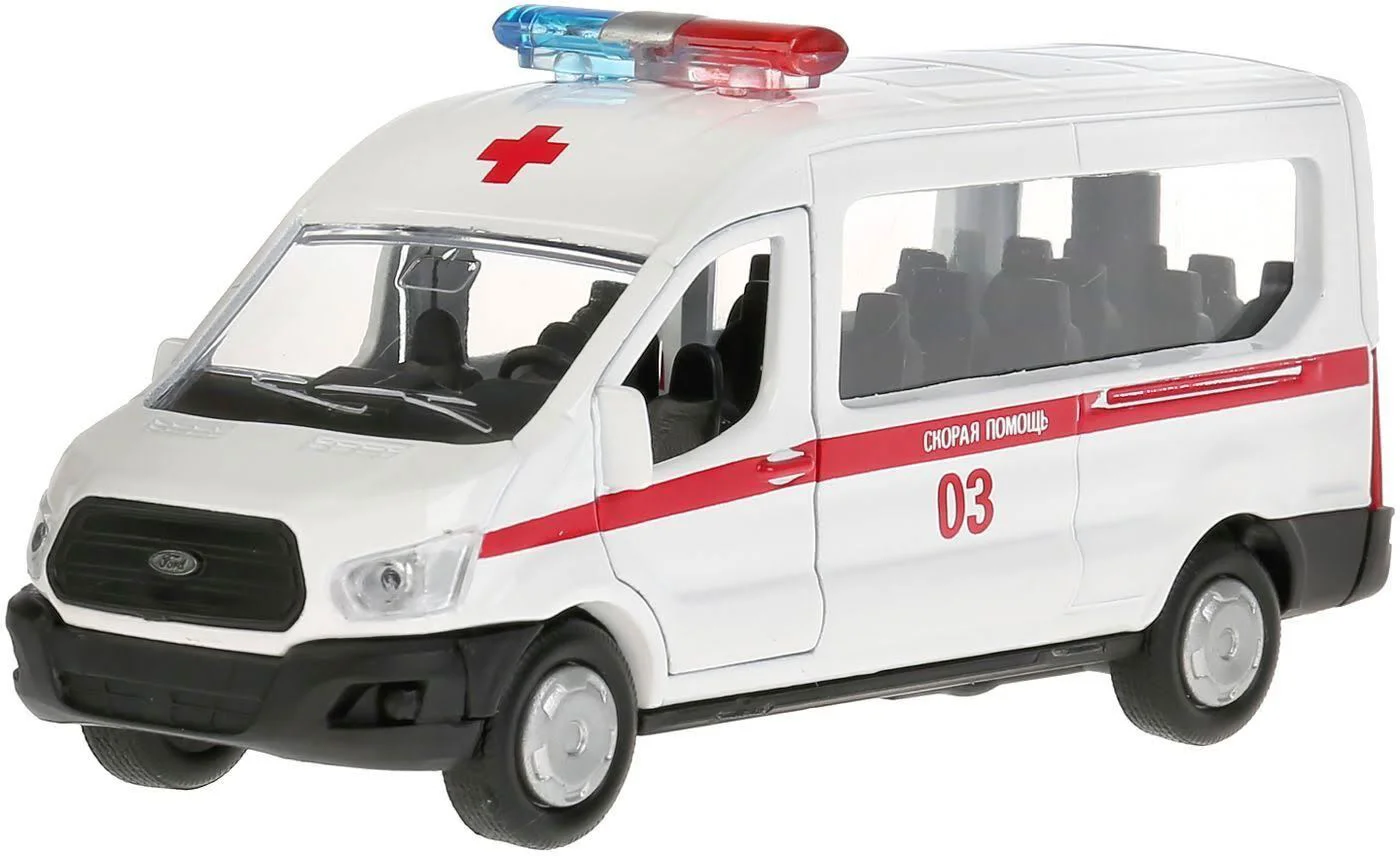 Masina cu inertie Technopark Ambulanta Ford foto