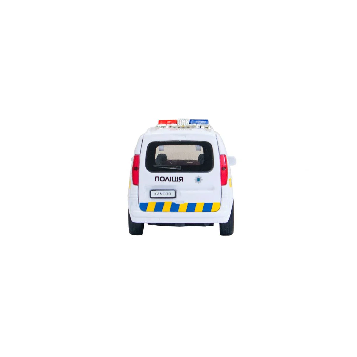 Masina cu inertie Technopark Renault Kangoo, Police Ukraina (1:32) foto