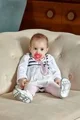 Цепочка для пустышки BabyJem Pink foto