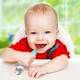 Набор столовых приборов BabyJem Blue из нержавеющей стали