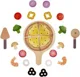 Set de joaca din lemn Hape Pizza foto