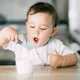 Набор ложек и вилок с ручкой BabyJem Blue
