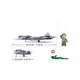 Constructor Sluban Bricks Su-57 Luptator 2 in 1 foto