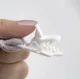Lant pentru suzeta din material textil cu steluta BabyJem Gri foto