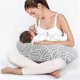 Perna pentru alaptat 2 in 1 BabyJem Nursing Pillow Gri