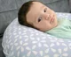 Perna pentru alaptat 2 in 1 BabyJem Nursing Pillow Albastra foto