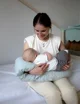 Многофункциональная подушка для кормления со съемным подголовником BabyJem Mint foto