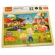 Puzzle din lemn Viga Toys Anotimpuri: Toamna (24 elem.)