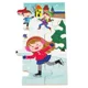 Puzzle din lemn Viga Toys Anotimpuri: Iarna (24 elem.) foto