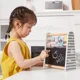 Abac din lemn 3 in 1 Viga Toys PolarB cu tabla de scris si numaratoare foto