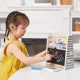 Abac din lemn 3 in 1 Viga Toys PolarB cu tabla de scris si numaratoare foto