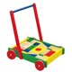 Premergator multifunctional din lemn Viga Toys cu cuburi