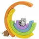 Joc de echilibru din lemn Viga Toys Curcubeu foto