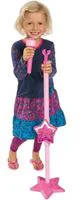 Microfon ajustabil cu stativ Simba My Music World Girls, 85-115 cm