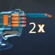 Игрушечный пистолет NERF Elite 2.0 Варден DB 8 foto