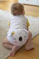 Тренировочные трусики BabyJem White, размер 3 (14-18 кг)