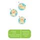 Dischete din bumbac BabyJem Cleaning Pad, 60 buc.