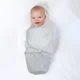 Хлопковая пеленальная система BabyJem Swaddle Grey, 0-3 мес.