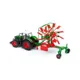 Машина Bburago Трактор Fendt 1050 Vario, c роторными валковыми граблями foto