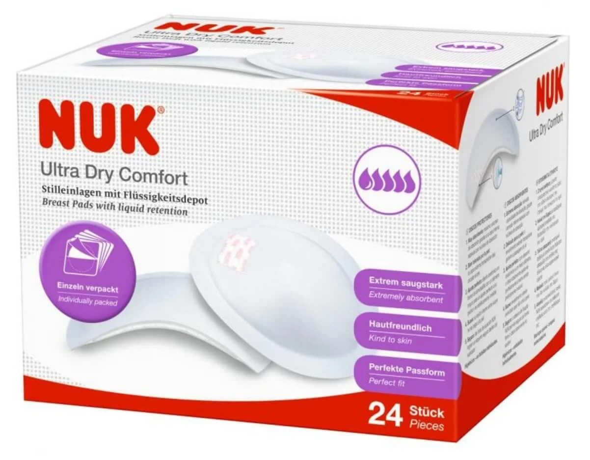 Прокладки для груди NUK Ultra Dry, 24 шт.