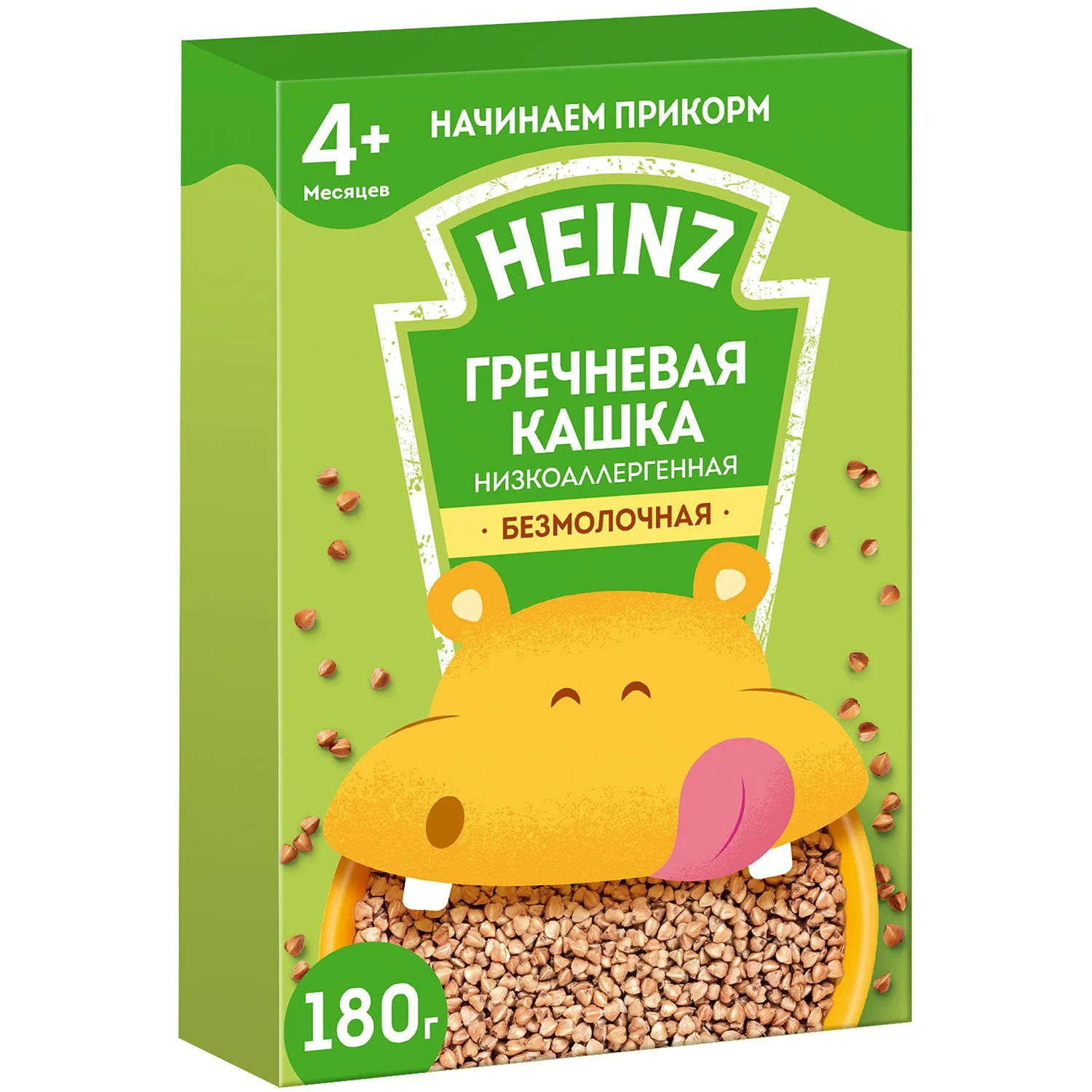 Низкоаллергенная гречневая кашка Heinz (4+ мес.), 180г