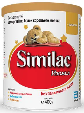 Детская молочная смесь Similac Isomil (0-12 мес.), 400 г