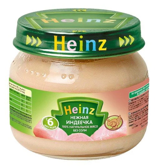 Piure Heinz de carne de curcan (6+ luni), 80g
