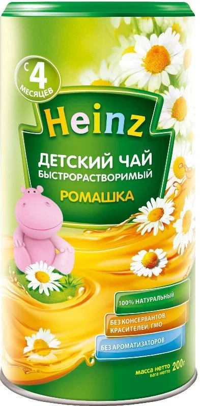 Детский чай Heinz Ромашка (4+ мес.), 200г