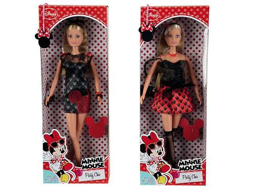 Papusa Simba Steffi Love Minnie Mouse Party Chic, 2 modele
