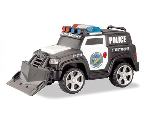 Masina Dickie Police Rescue Car cu sunet si lumina, 15 cm