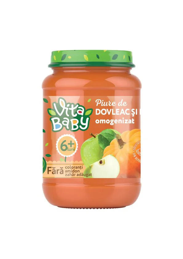 Пюре Vita Baby тыквенно-яблочное (6+ мес.), 180 г