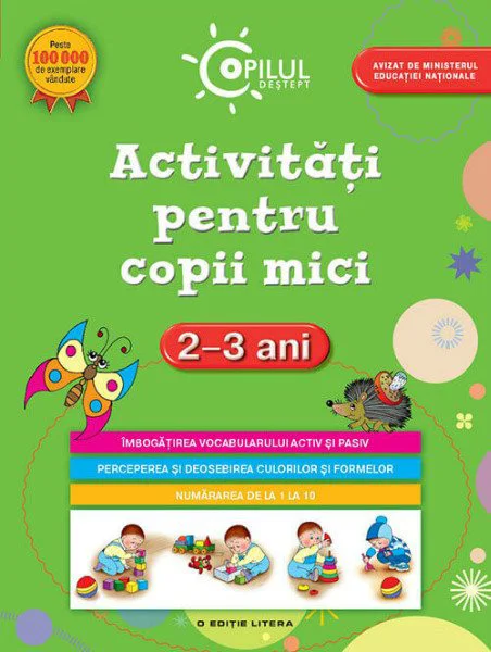 Activitati pentru copiii mici 2-3 ani