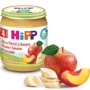 Пюре HiPP из бананов, персиков и яблок (6+ мес.), 125 г