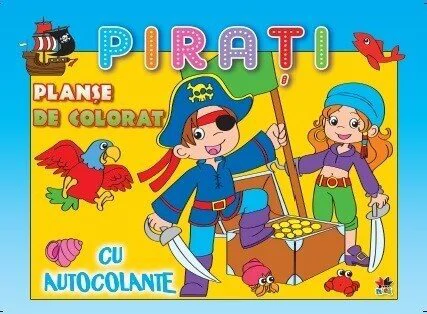 Pirati. Planse de colorat